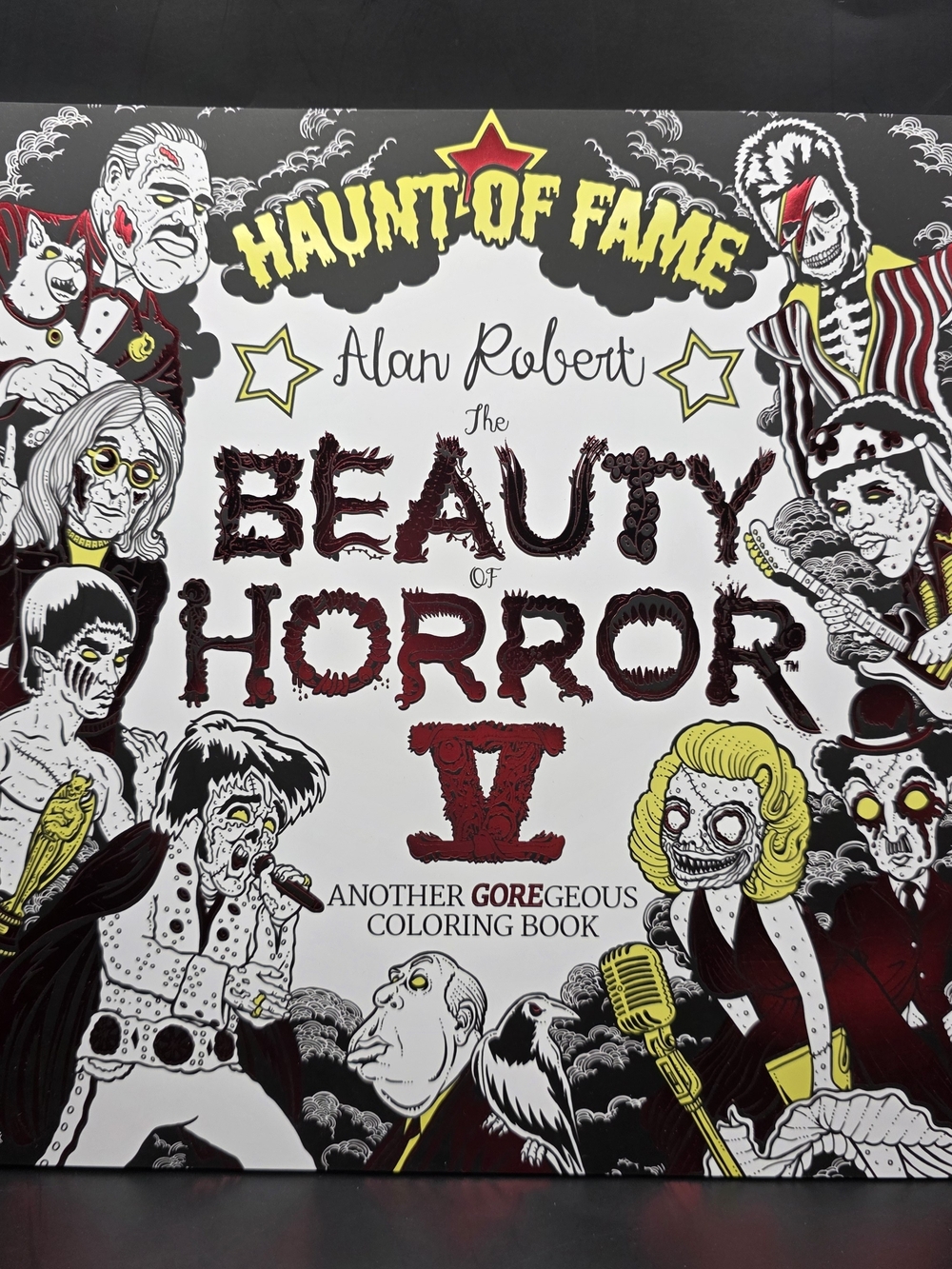 Haunt of Fame: The Beauty of Horror V Coloring Book - NEW